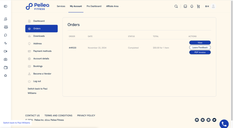 8.	Click “Leave Feedback".