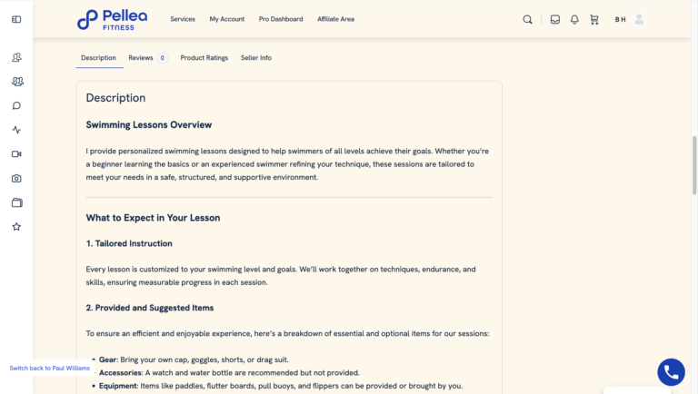 16.	Click the “Description” sub-tab.