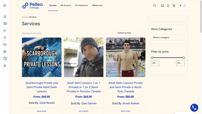 5.	Click “Services”