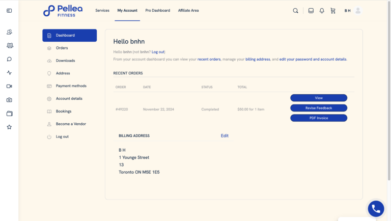 6.	Note details in the recent order section.