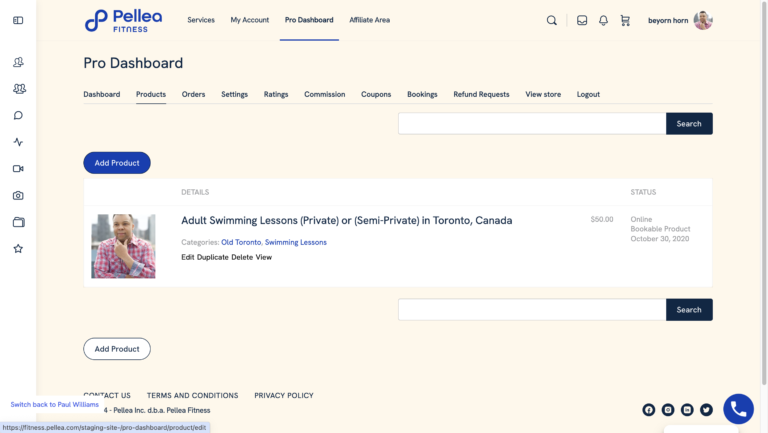 8.	Or Click "Add Product".