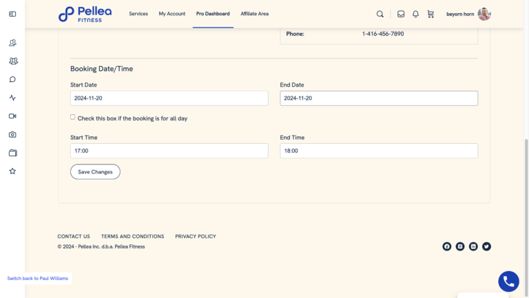 11.	Click “Save Changes”.