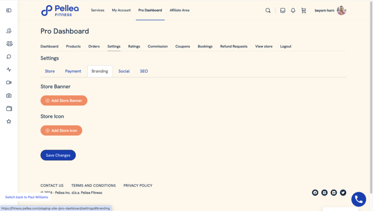 15.	Click “Add Store Banner”.