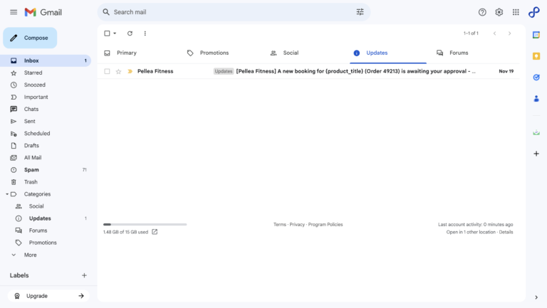 5.	Wait and check your email account for the confirm booking email