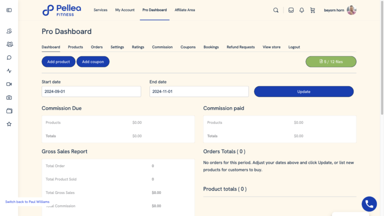 5.	Click “View Store”.