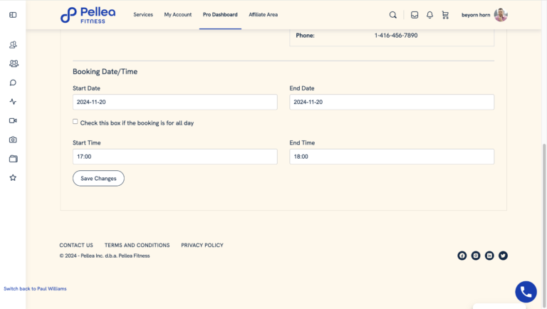 13.	Click “Save Changes”.
