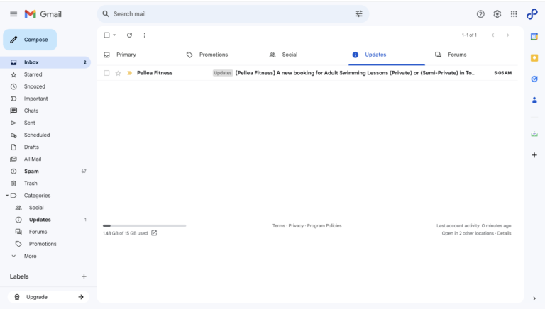 5.	Check your email account for the confirm booking email.