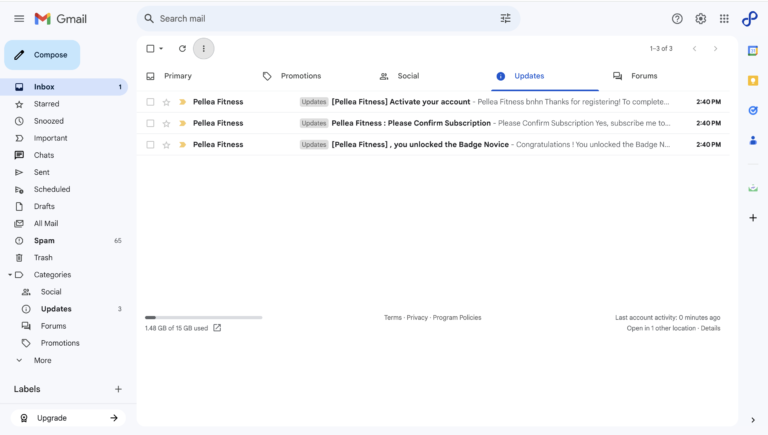 16.	Check your email account for the activate your account email.