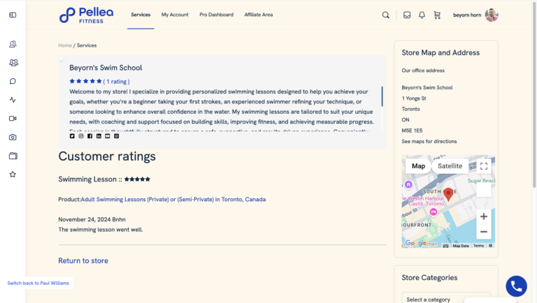 10.	Review the customer ratings section.