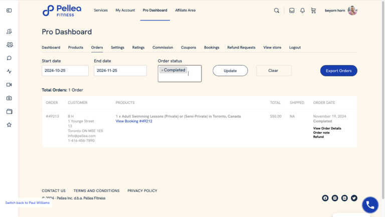 11.	Click “Update” to view.