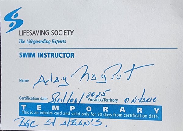 Pellea Fitness - Toronto Canada - Swimming Activity - Ajay Rajput's Qualifications