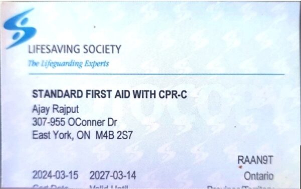 Pellea Fitness - Toronto Canada - Swimming Activity - Ajay Rajput's Qualifications