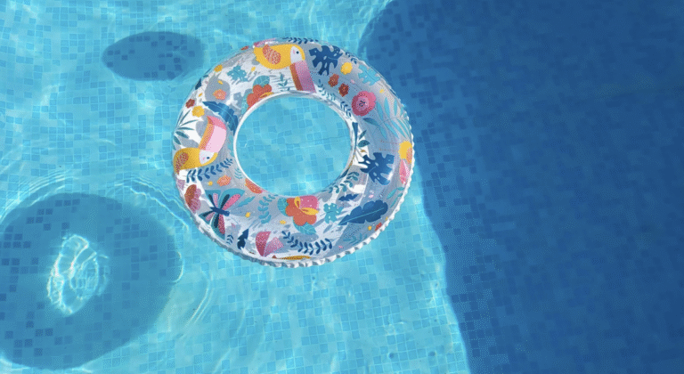 Pellea Fitness - Toronto Canada - Swimming Activity - Floating Ring In Pool