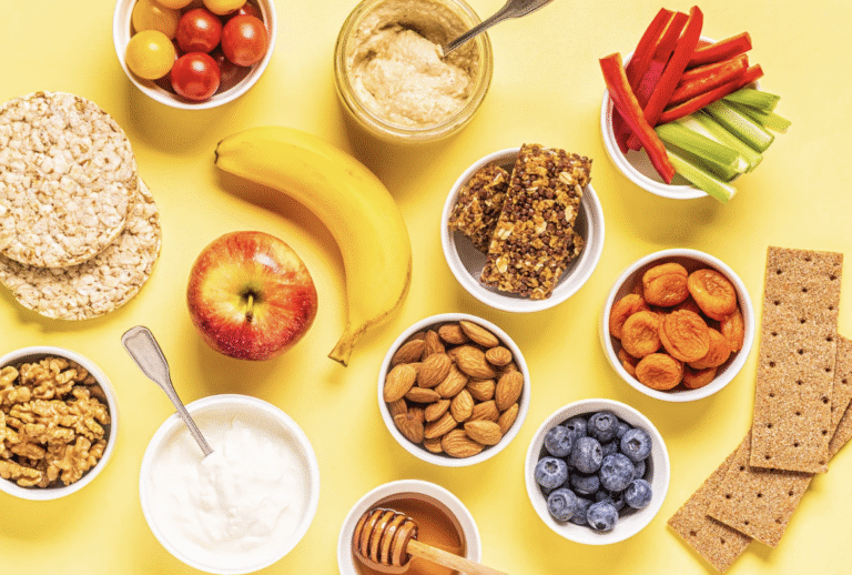 Pellea Fitness - Toronto Canada - Swimming Activity - Variety of Nutrisous Foods